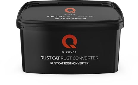 Q-COVER Convertitore di ruggine 1 kg – Convertitore a base d'acqua contro la ruggine