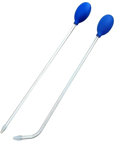 Fecsam Coral Feeder with Extra-Long 18.5 Tube – Durable Leak-Proof Bulb, Easy-Clean Aquarium Pipette for Target Feeding Corals and Fish