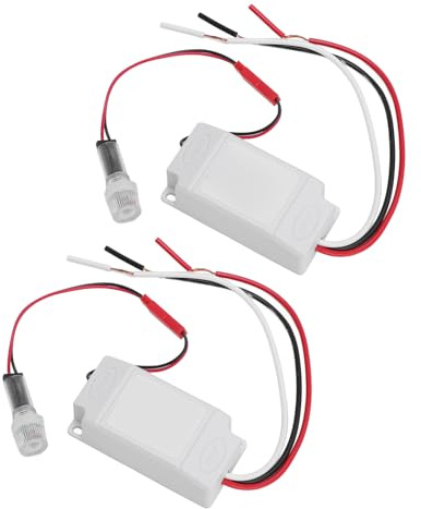CHICIRIS Interruttore Sensibile Alla Luce della Fotocellula, Interruttore Sensibile Alla Luce della Fotocellula Sensore Crepuscolare/alba Accensione Automatica/spegnimento con Grado di (CC 12-24 V)