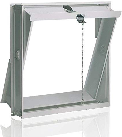 TELAIO FINESTRA PORTA VETRO MATTONE FORMELLA 4 POSTI BIANCO VETROMATTONE