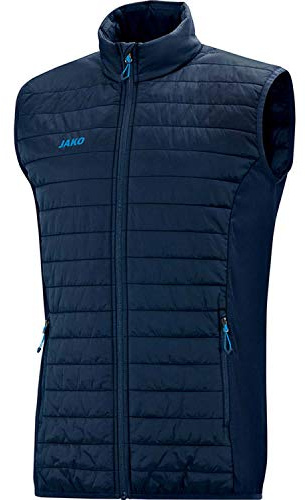 JAKO herr steppweste premium annan jacka marinblå Large