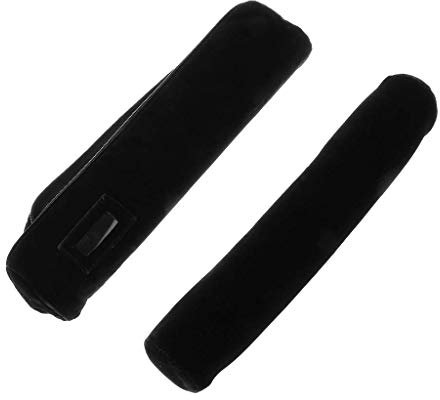 Lelestar Borsa da Viaggio Portatile in Velluto di Lusso per Gioielli Rotoli Porta Bracciali (Nero)