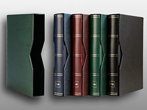 Prophila Slipcase for stockbook stamp album 60 and 64 sides green