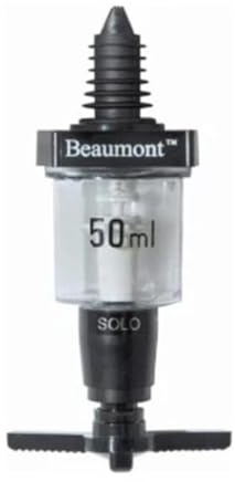 We Can Source It Ltd - Solo Bar Optic Measure 50ml CE Stamped - Professional Spirit Dispenser for Whisky, Gin, Vodka, Rum and Cocktails - Drip Free Bottle Pourer for Bar, Pub, Club, Restaurant & Event