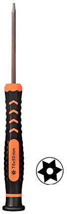 TECKMAN Cacciavite di sicurezza Torx T6H per Apple Mac Mini, occhiali da sole Oakley Juliet, scheda madre controller Xbox, coltellino tascabile e riparazione di altri dispositivi elettronici
