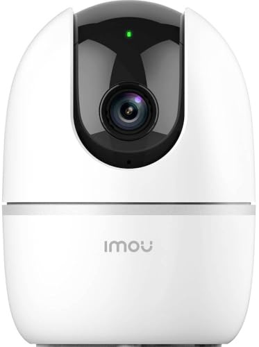 Imou A1 4MP - Indoor Micro Dome Smart Camera, Super HD 2K with Auto Tracking, AI Human & Abnormal Sound Detection, 4MP, H.265, Auto Tracking Pan & Tilt, 2 Way Audio, Wide Angle Lens