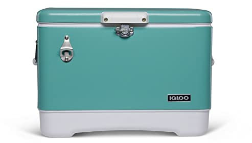 IGLOO Unisex's Legacy Cooler, Acciaio Inossidabile, 54 Qt