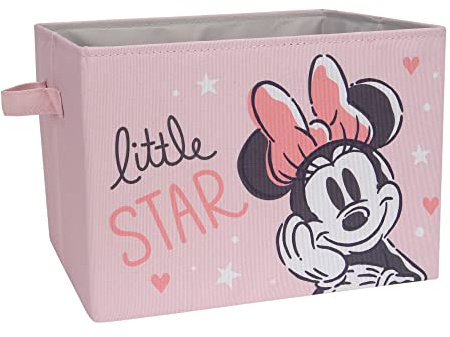 Lambs & Ivy Disney Baby Minnie Mouse Aufbewahrungskorb, faltbar, Pink