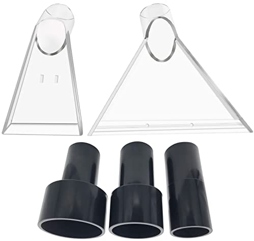 TunaMax Universal Work with All Vacs with 2-1/2 & 1-7/8 &1-1/4 Three Adapters Extractor Attachment for Upholstery & Carpet Cleaning & Auto Detailing
