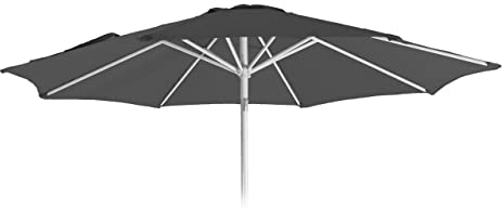 Mendler Funda de repuesto para sombrilla N19, funda de repuesto, diámetro de 3 m, tela, 5 kg, color antracita