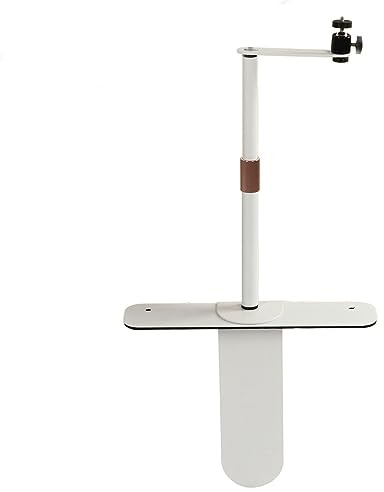 Sofa Bed Projector Stand, Projector Stand Adjustable Height Portable Stable Strong Stock 360 Degree Free Rotatable Lightweight for Home Office (White)