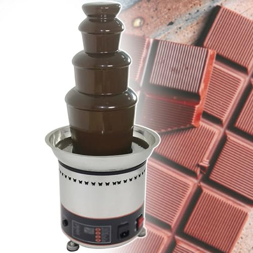 Fontana Di Cioccolato Elettrica Commerciale A 4 Livelli, Scaldasalsa Per Fondere Il Cioccolato, Creatore Di Cascata Per Fonduta Di Cioccolato, Per Feste Di Compleanno, Matrimoni