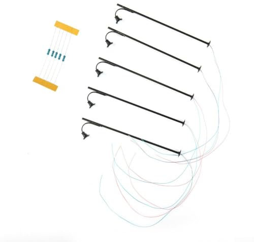 Modelleisenbahn Lichter Gittermast Licht 5x LED Kit Nur für 3V geeignet