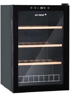 Vente-unique - Cave à vin de service - 48 bouteilles - Thermostat ajustable - KELIBIA II