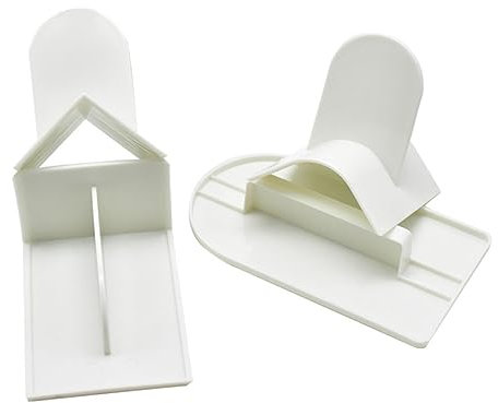 OKUMEYR 4piezas Alisadores Fondant Decorar Pasteles Alisador Superficies Esquinas Ángulos Codo Rectos