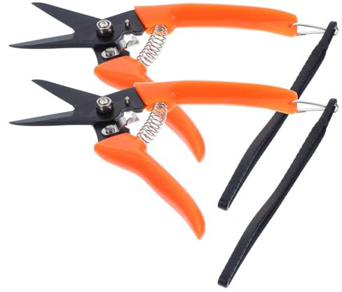 Happyyami 2stücke Nagelclipper Hufschneider Aus Edelstahl Für Ziegen Schafe Rinder Pferde Gartenarbeit Mit Starkem Federmechanismus Komfortablem Griffdesign Und Hoher Verschleißfestigkeit Fü