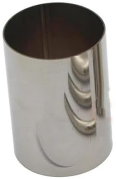 DZSDKHLFJ Auspuffrohr 100 Mm Länge, Universelles 304 Edelstahlrohr, Gerades Mehrzweck-Schweißmaterial Für Autoauspuffrohre Auspuffblende(O.D 45MM)