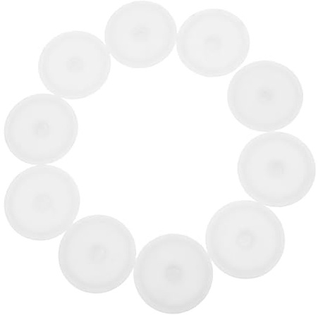 VERDANVERSE 10pcs Reusable Sticky Roller Accessory Covers Plastic Lint Roller Replacement for Pet Hair Removal Clothes Furniture Carpets Easy Install