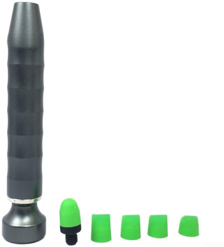 Dolvitrny Penna per la rimozione delle ammaccature, martello per riparazione automatica del corpo con meccanismo a molla, controllabile per strumento di ammaccatura, martello a molla resistente per