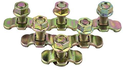 LABT Schraubfitting M10 für Airlineschienen zur Ladungssicherung 10er Set - Endbeschlag bis zu 1500kg (1,5 Tonnen) belastbar - Hochwertige Zurrschienen Verzurrösen - Airline Zubehör