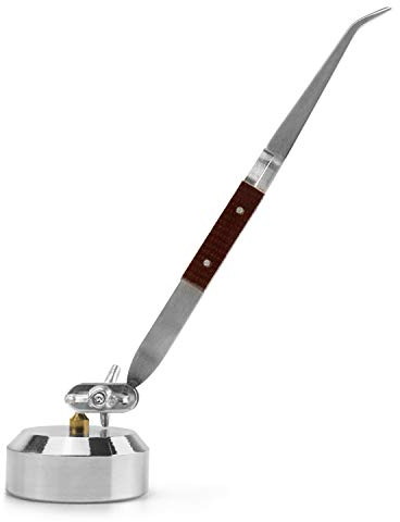 QWORK® Löt Halter mit Lötpinzette, Juwelier Werkzeug (Gebogene)