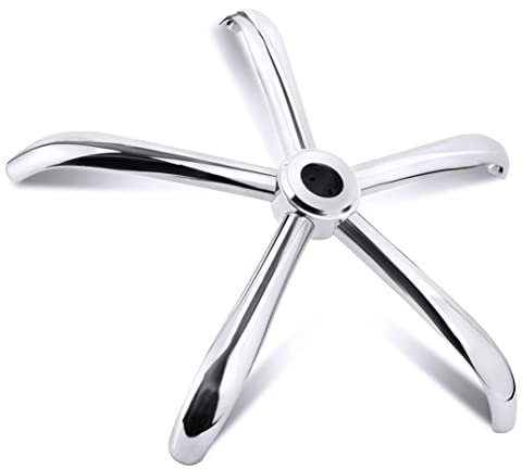 Sytopia Office Chair Base Replacement, Heavy Duty 28 Inch Chair Bottom Part, 2200Lbs Capacity, Universal Caster and Gas Cylinder Size, Polished