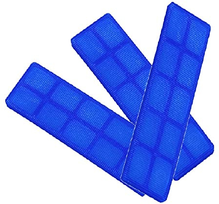 Merriway BH07806 (100 piezas) Ventana Acristalamiento Pisos Embalador Cuñas Embalador, 100 mm x 28 mm x 5 mm, Azul