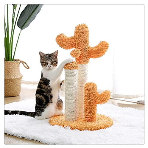 Tiragraffi per Gatti Cactus con Corda in sisal Tiragraffi per Gatti Cactus per Gatti Giovani e Adulti Cornice per Arrampicata per Gatti