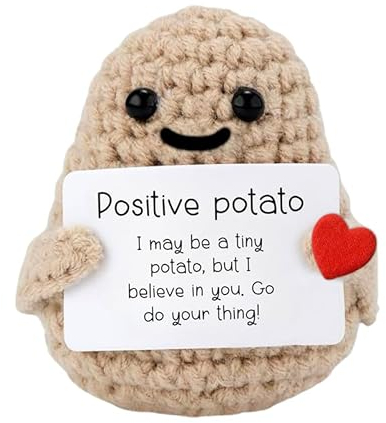 PIXIE Positive Potato Idea Regalo Donna Compleanno | Portafortuna Crea e Rafforza Legami - Regali Personalizzati e Originali - Pensiero per San Valentino, Sorella, Amica - Gadget Carino e Simpatico