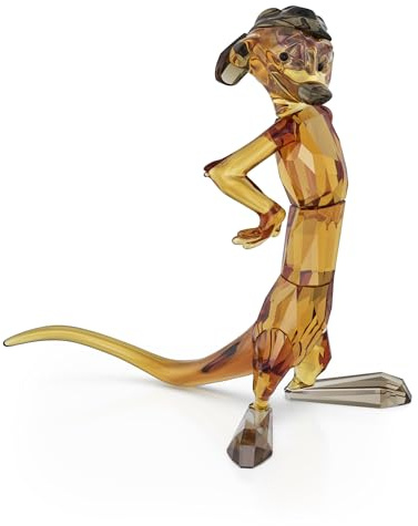 Swarovski The Lion King Timon, Fantasievolle Kristallfigur mit Strahlenden Kristallen