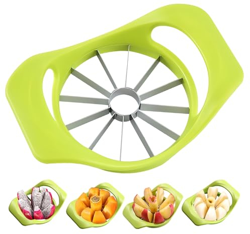 Cortador de manzana de acero inoxidable; divisor de cortador de manzana; cortador de frutas; cortador de frutas; fácil de usar; ahorra tiempo y ahorra trabajo; adecuado para manzanas; peras; naranjas;