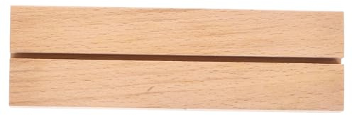 EXCEART base de calendrier de bureau Porte-cartes en bois Support de calendrier en bois Support de table en bois Support calendrier bois affichage de la carte base de cartes socle en bois