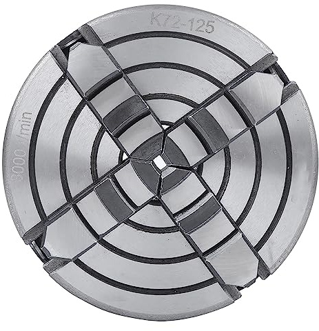 Mandrin de Indépendant à 4 Mors de 125 Mm, Force de Serrage élevée, Outil de Serrage de 3 000 Tr/min