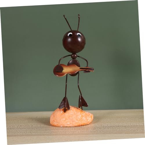 Ciieeo Elegant Ant Wrought Iron Model Resin Ant Craft Table Ornaments Vintage Decor for Living Office