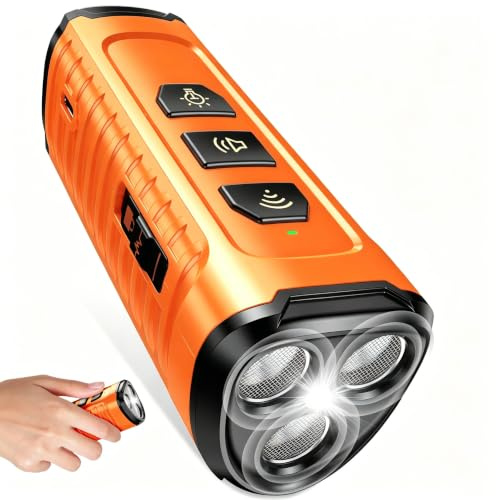 Cbersmg Dog Bark Deterrent Device 3X Anti Barking Device for Dogs, 5 Modes Stop Neighbors Dog Barks No More Safe for All Dogs 50FT Bark Control Indoor Outdoor with Flashlight,Dog Training Device