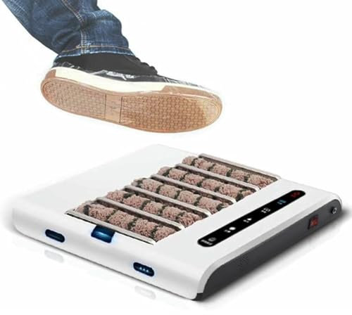 LIULIQ Sole Cleaning Machine, Fully Automatic Shoe Sole Cleaning Machine, Intelligent Shoe Polishing with Absorbent Roller Brush, 1000pa Suction Power, 5 Seconds To Clean Shoe Soles for Hotels