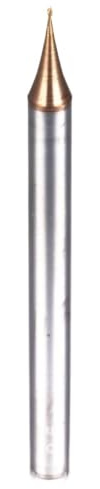 1PCS Cutting HRC60 0.3 0.4 0.5 0.8 Coating Micro-Diameter Flat-End Tungsten Steel Milling Cutter End Mill(0.9xD4x50)