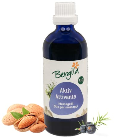 Bergila Massageöl - Aktiv 100 ml BIO - aus 100% natürlichen, biologischen Rohstoffen - kontrollierte und zertifizierte Qualität aus Südtirol