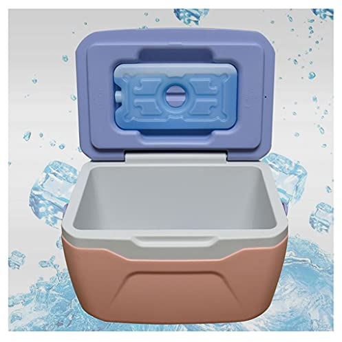 TOMYEUS Ice Beverage Tub Incubator Ice Bucket 5.5L Cold Room PU Storage Refrigerator Cold Storage Outdoor Ice Pink Purple Cooler Ice Bucket Wine Bucket (Color : Orange)