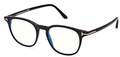 Tom Ford Brillen FT 5832-B BLUE BLOCK Shiny Black 50/19/145 Unisex