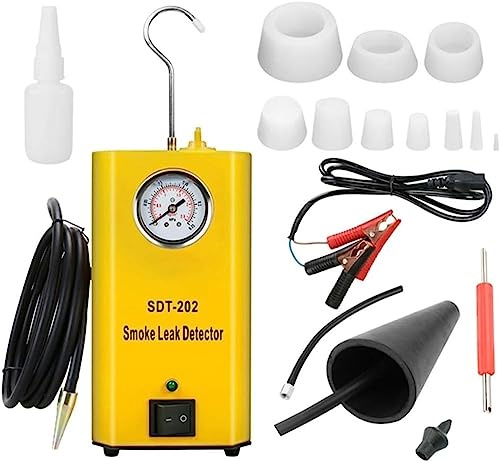 XARONF Detector de Fugas de presión de Aire, Camiones de automóviles, EVAP, Detector de Fugas de Humo de tubería, Detector de Humo de automóviles, Detector de Fugas de Combustible automático