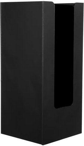 Cabilock Porta Bicchieri Nero in Acrilico per Tazze di Carta USA E Getta Organizer da Banco per caffè E tè Supporto Compatto E Impilabile per Bicchieri Caldi E Freddi 9.4X4.2X4.2 Pollici