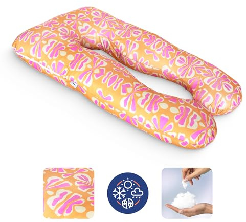 MAKOSAS Waschbarer bambus kissenbezug – Pillow Cover für Seitenschläferkissen, Komfortkissen für Erwachsene, Stillkissen und seitenschläferkissen schwangerschaft- Atmungsaktiv Pillow Case | Hawaii