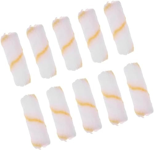 Rulli per verniciatura， Rullo per facciate， 20 pezzi di rivestimento for rullo di vernice, riutilizzabile, in poliestere resistente, mini rivestimento for rullo di vernice for la riparazione domestica