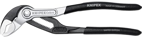 KNIPEX Tools 87 99 180 S01 2024 Holiday Bicolor Cobra® Water Pump Pliers, 7-1/4