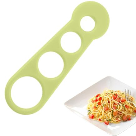 Medidor de porciones de pasta: regla de espagueti de cuatro orificios para
