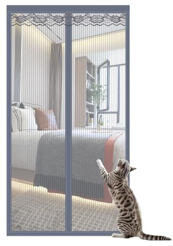 Fliegengitter Tür, Fliegengitter Balkontür, Insektenschutz Balkontür, Insektenschutz Magnetvorhang, Magnetisches Moskitonetz, Ideal für Die Balkontür, Kellertür Und Terrassentür