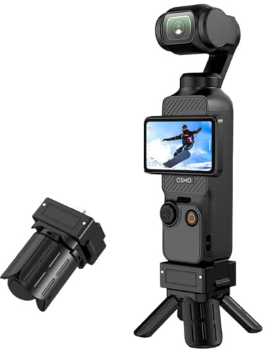 Extendable Mini Tripod for DJI Osmo Pocket 3, Selfie Stick Stand Handheld Portable Anti-shake Holder for Pocket 3 Action Camera