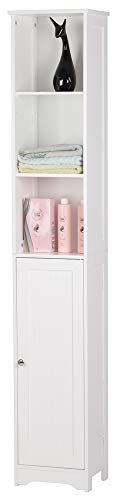 LEADZM Badezimmerschrank schmaler, Badschrank hoch