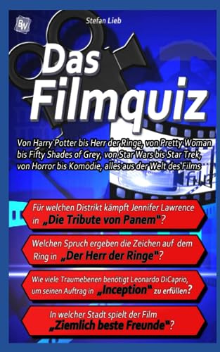 Das Filmquiz: Von Harry Potter bis Herr der Ringe, von Pretty Woman bis Fifty Shades of Grey, von Star Wars bis Star Trek, von Horror bis Komödie alles aus der Welt des Films.